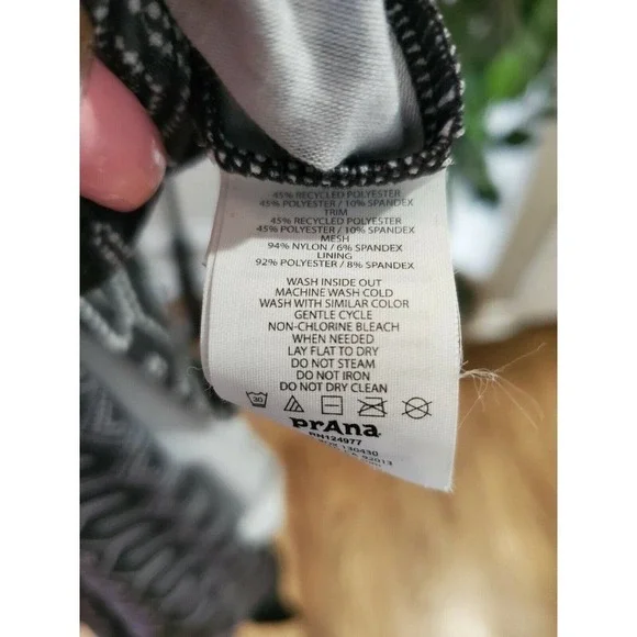 Prana Women's Black/White Scoop Neck Dress S - Picture 10 of 12